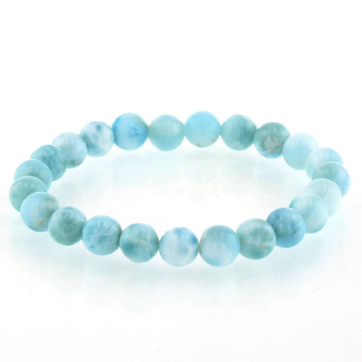 ラリマー ブレスレット 8mm玉 No.51 [ 画像現物・一点物 ]｜最高級