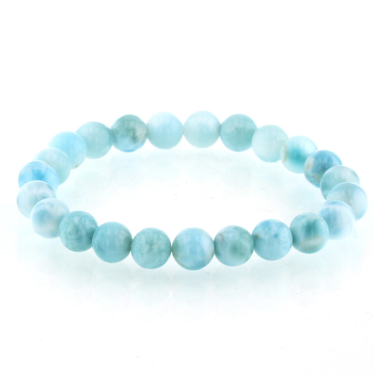 ラリマー ブレスレット 8mm玉 No.51 [ 画像現物・一点物 ]｜最高級