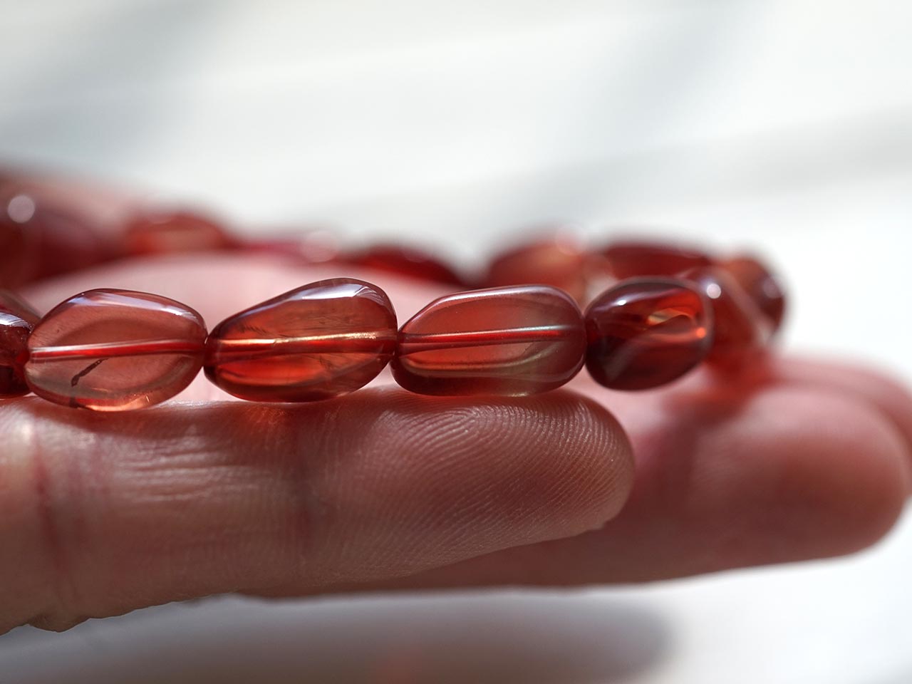 アンデシン イレギュラー ブレスレット No.22 最高級5A ｜最高級