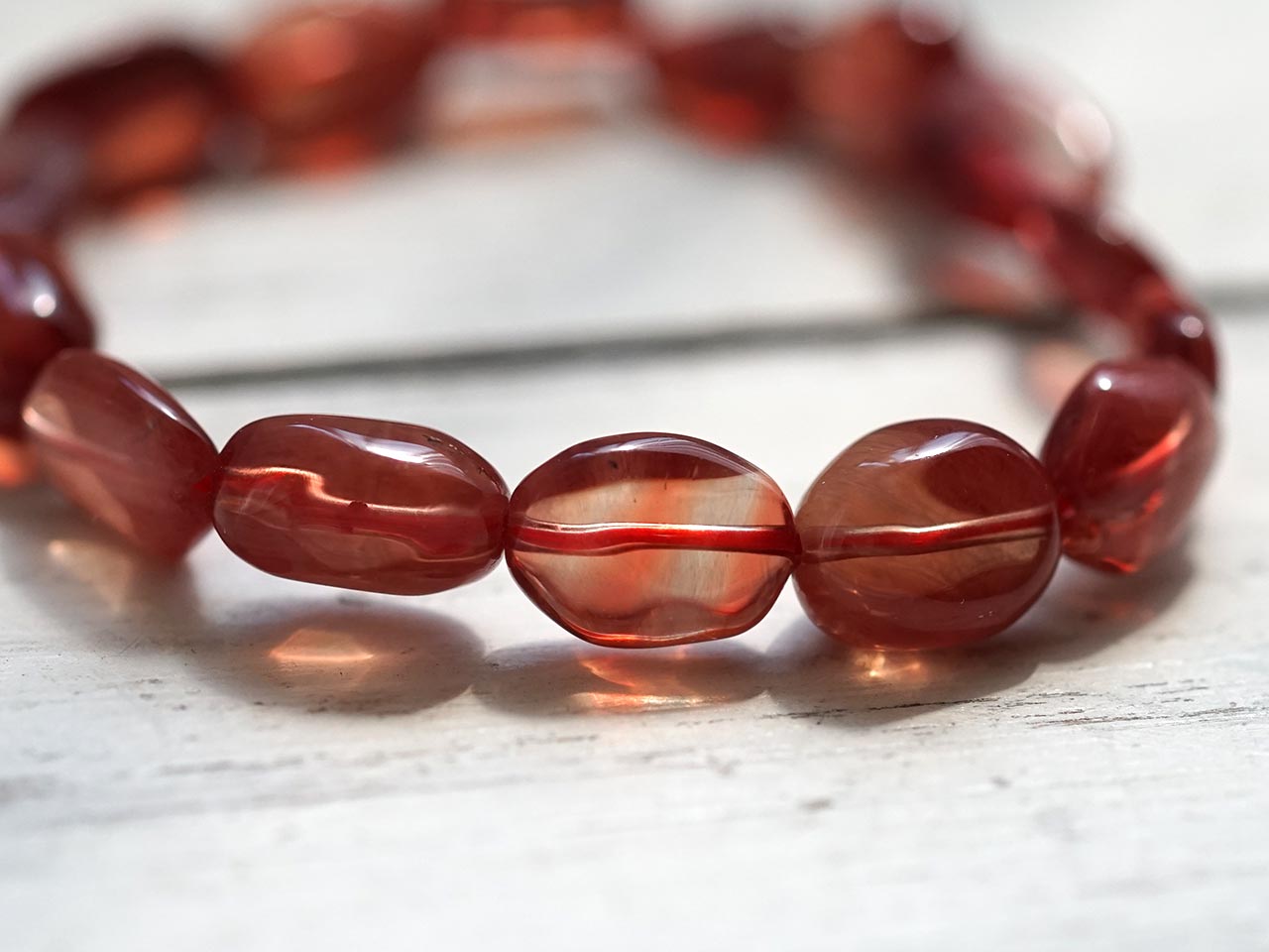 アンデシン イレギュラー ブレスレット No.22 最高級5A ｜最高級