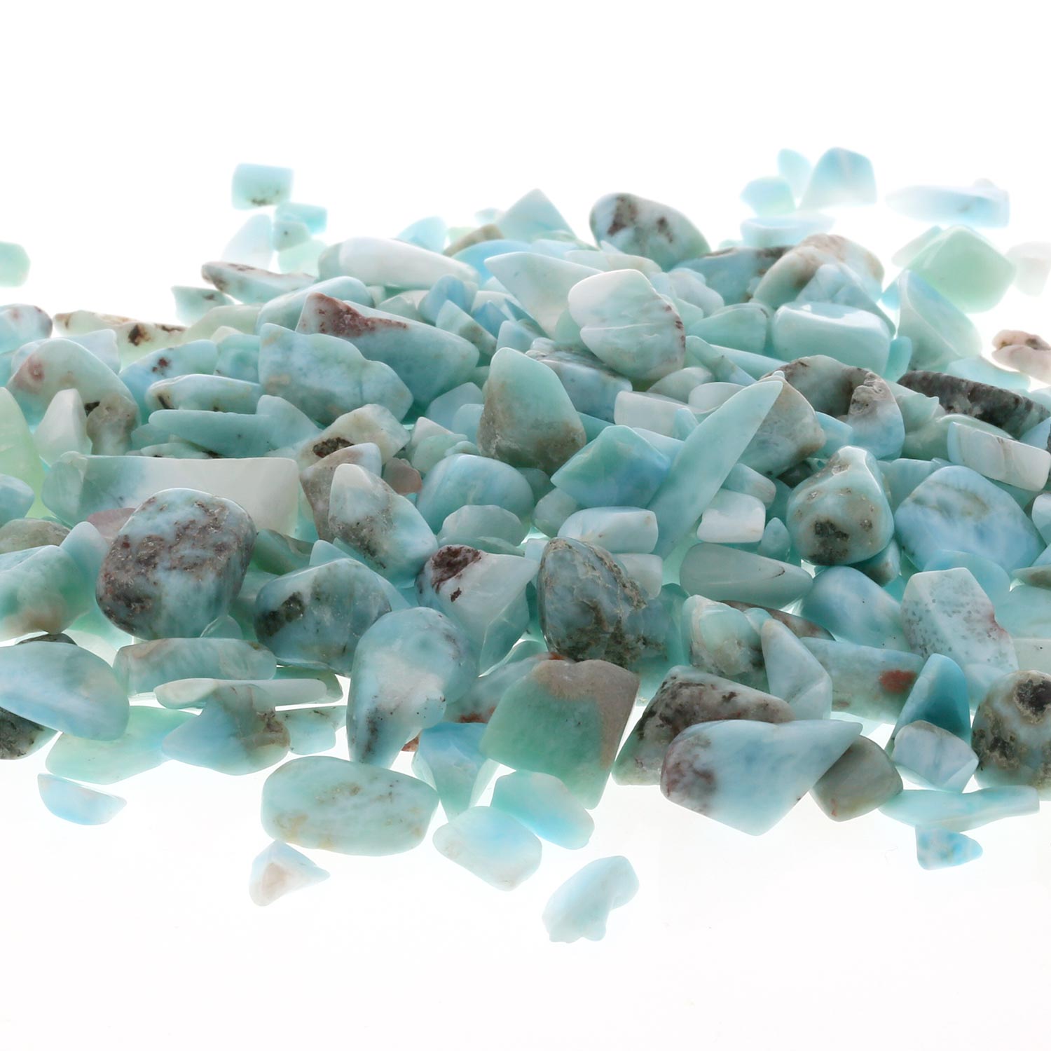 ラリマー （5A） さざれチップ (Mサイズ） 最高級（5A） 【100g 浄化