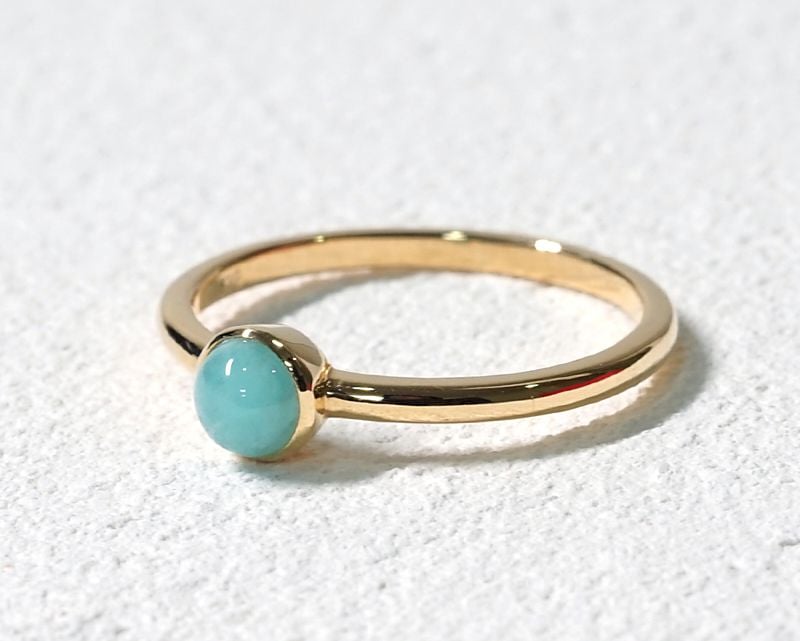 K18 アマゾナイト フリーリング