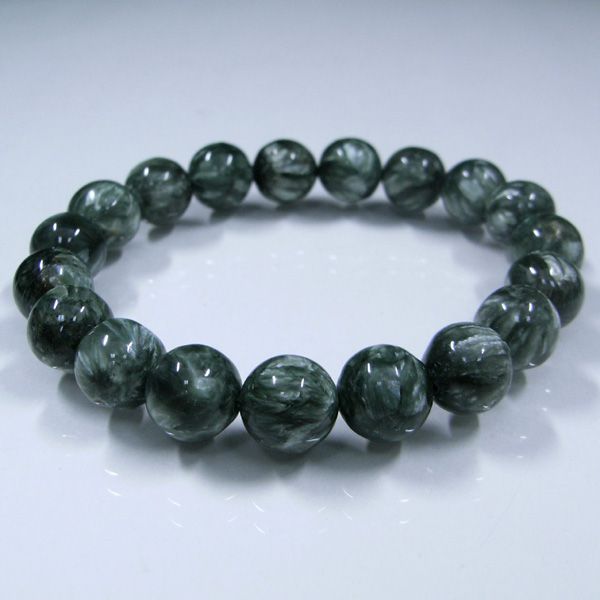 セラフィナイトブレスレット 10mm珠 最高級（5A）｜最高級