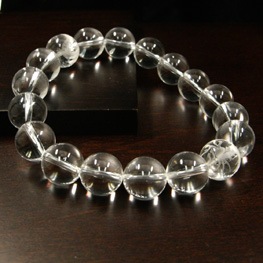 龍（ドラゴン）】 手彫龍水晶（2玉）ブレスレット 12mm玉｜最高級