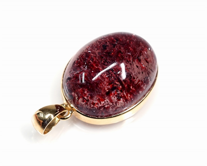 ストロベリークォーツ（スーパーセブン） ペンダントトップ （18