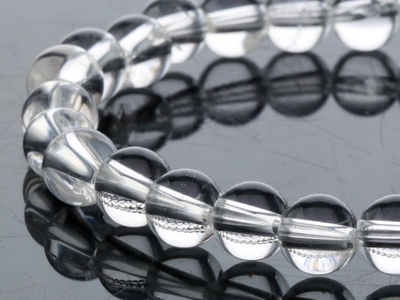 ヒマラヤ水晶 （ガネーシュヒマール産） ブレスレット 6mm玉 No.4 ｜最