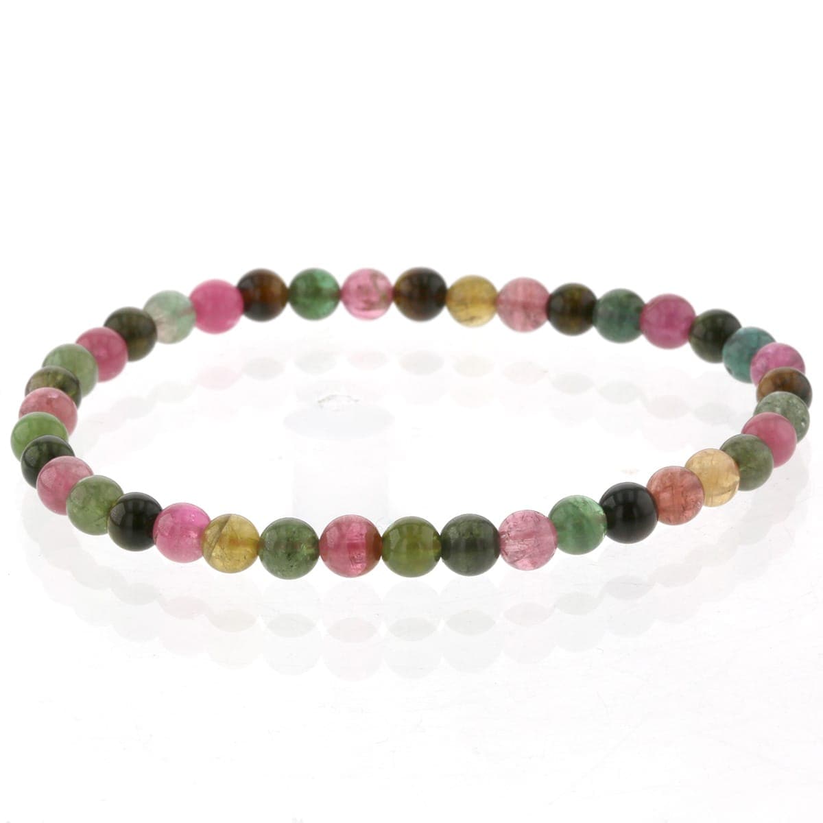 トルマリン ミックスカラー ブレスレット 5mm玉 No.3 最高級（5A
