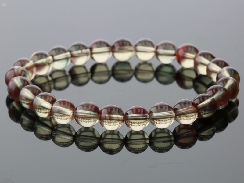 アンデシン（レッド） ブレスレット 7mm玉 No.4｜最高級パワーストーン