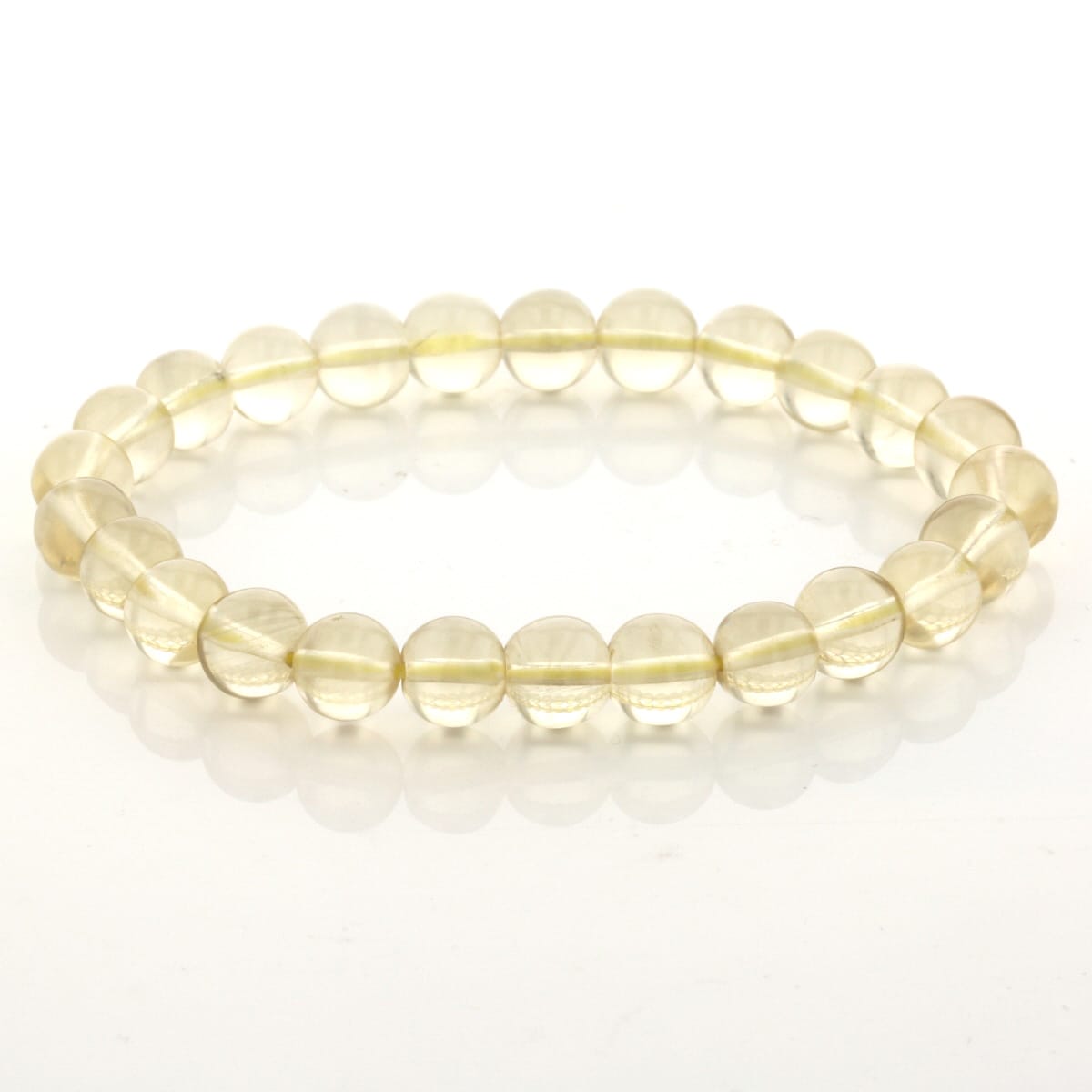 アンデシン （ゴールド）ブレスレット 8mm玉 No.33 最高級（5A