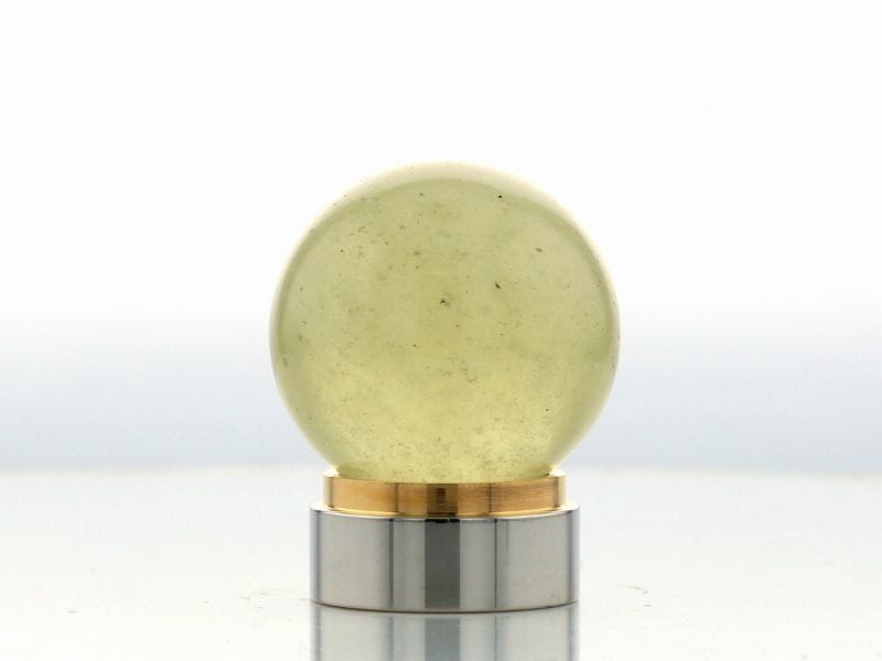 リビアングラス 丸玉・スフィア 25mm玉 No.23 （鑑別書付）｜最高級