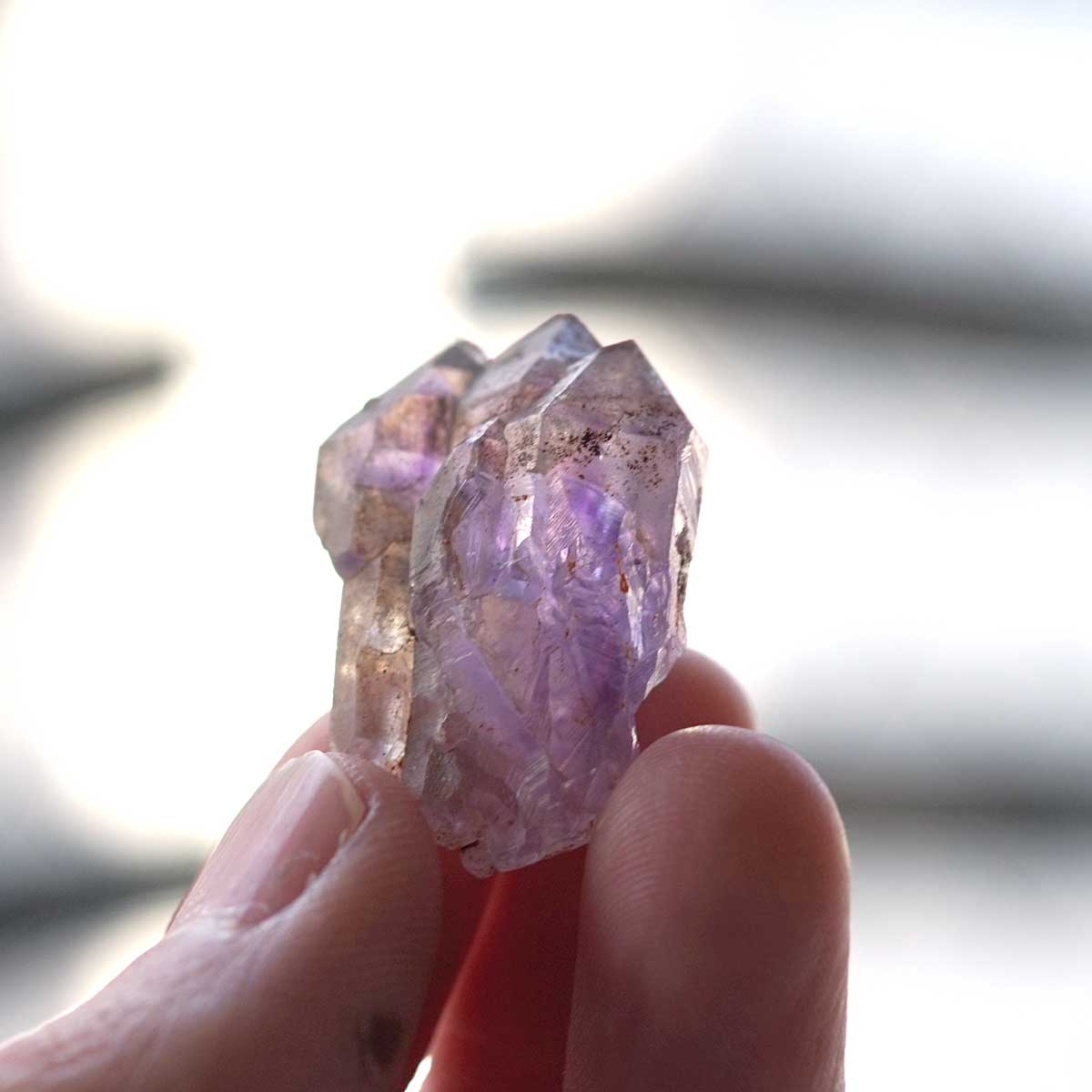 アメジストエレスチャル 原石 No.3  [ 画像現物・一点物 ]  