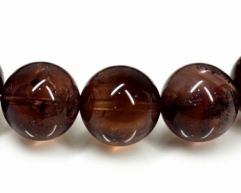 激レア【高品質】一点物 オーラライト ブレスレット 天然石 8.5mm 楽天