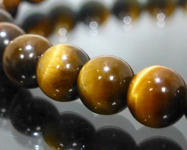 タイガーアイ ブレスレット 6mm玉 最高級（5A）｜最高級パワーストーン