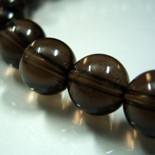 スモーキークォーツブレスレット（茶水晶） 6mm～12mm玉｜最高級