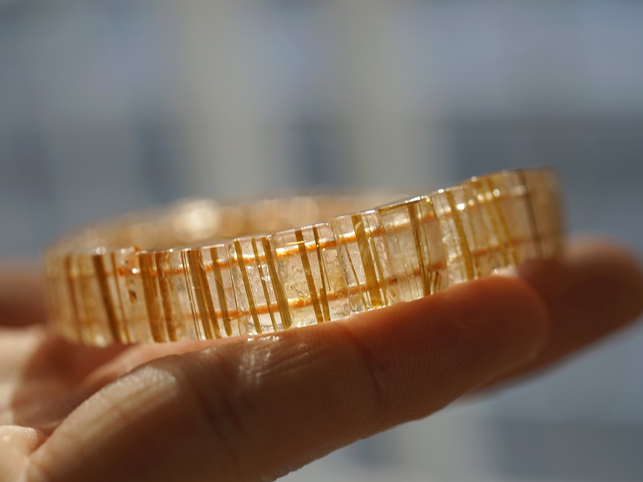 最高級　タイチンルチル　ブレスレット　2 最高級 タイチンルチル ブレスレット 2