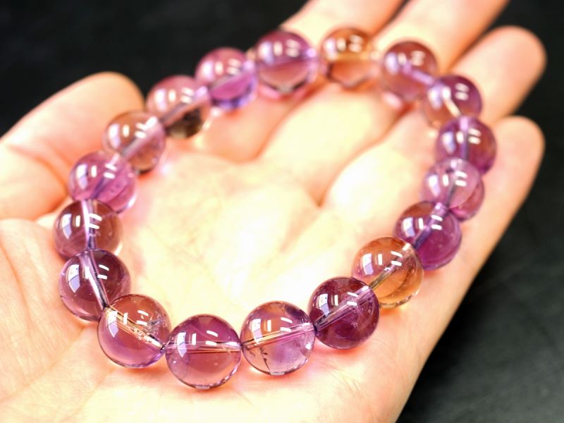 12mm　大玉　アメトリン　ブレスレット　大玉　天然石　パワーストーン 楽天市場】アメトリン ブレスレット アメトリンブレスレット