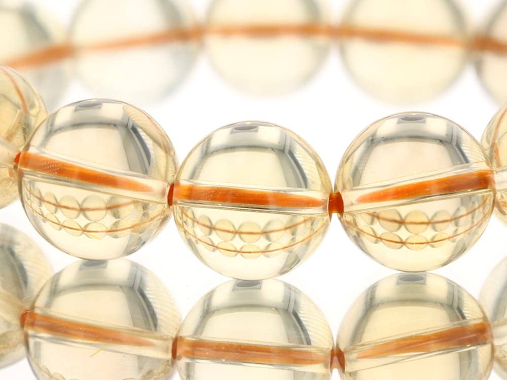 夢幻品質 秘蔵放出 宝石クオリティ 光芒万丈のシトリンブレス 天然未