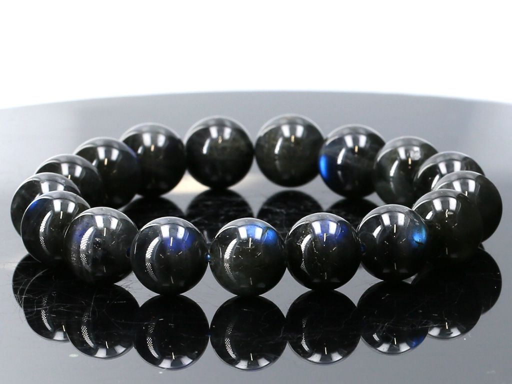 新入メガ大玉19mm超濃色強シラー天然ラブラドライトブレスレットパワーストーン 新入メガ大玉19mm超濃色強シラー天然ラブラドライトブレスレット