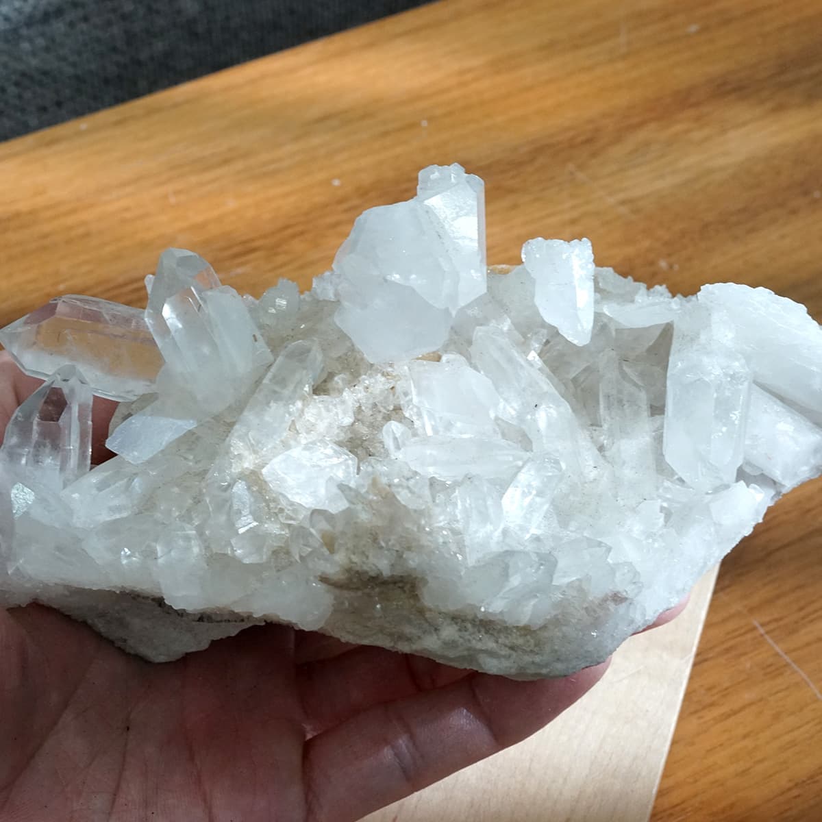 ヒマラヤ水晶 クラスター・原石（クル渓谷） No.10 [ 画像現物・一点物