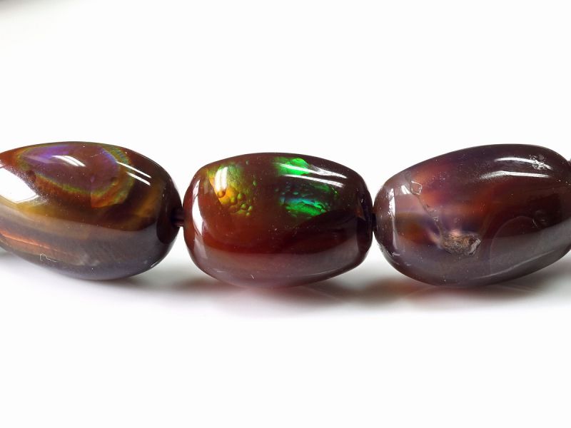 ファイヤーアゲート イレギュラーブレスレット No.7 最高級（5A）｜最