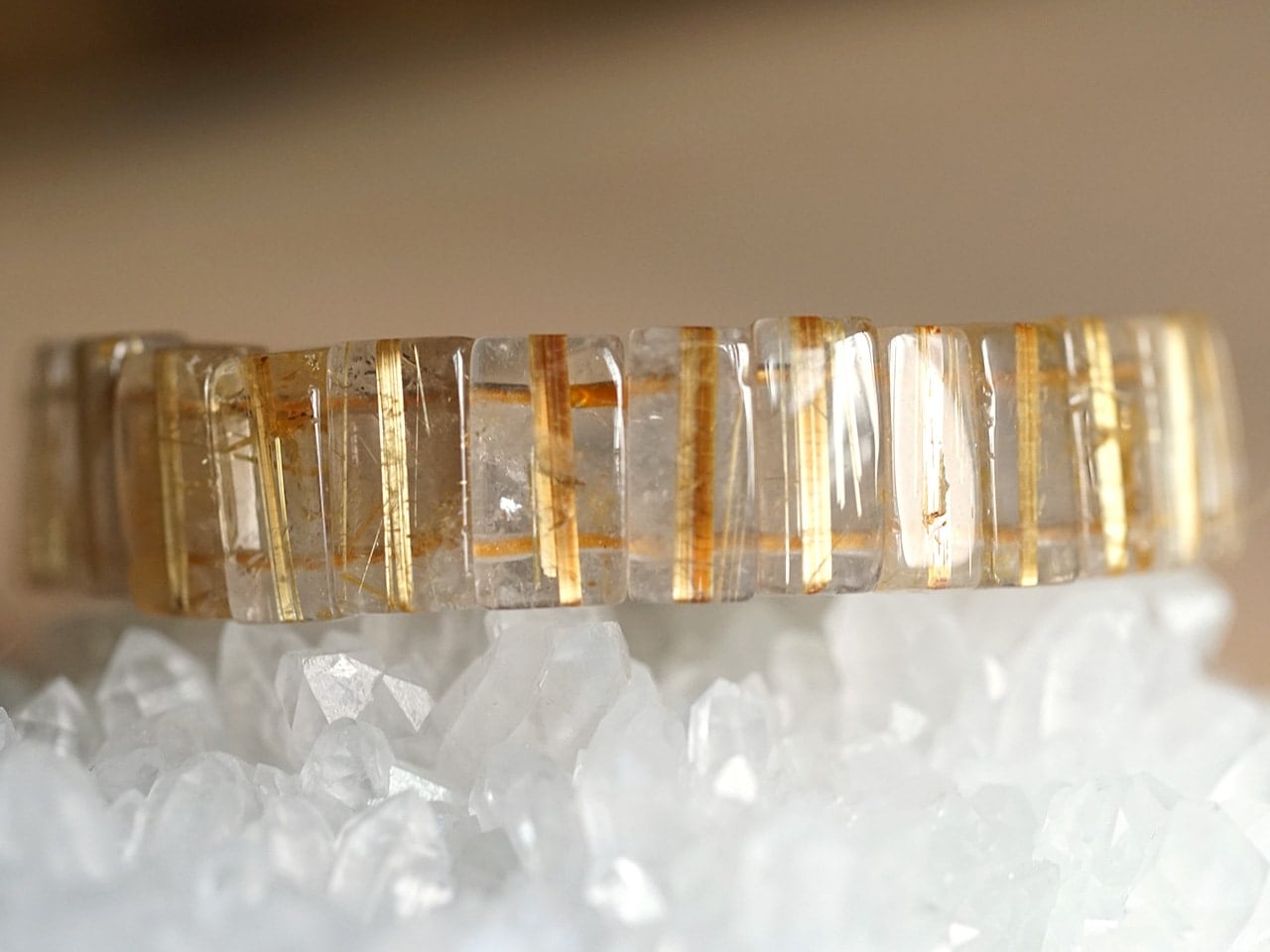 タイチンルチル バングルブレスレット No.11 最高級（5A） ｜最高級