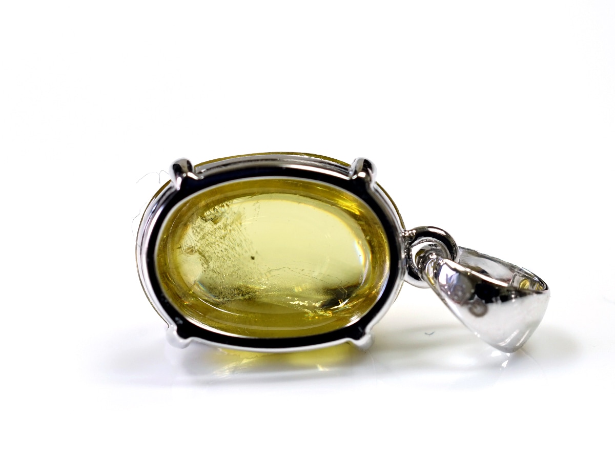 スフェーン ペンダントトップ（18金ホワイトゴールド） No.16｜最高級