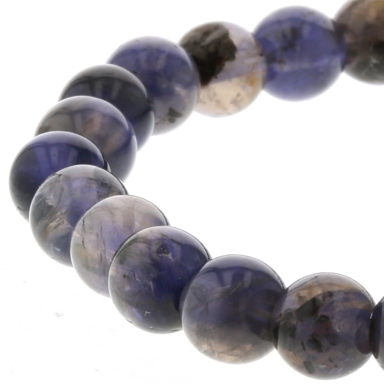 アイオライト ブレスレット 7.5mm玉 No.10 [ 画像現物・一点物 ] ｜最