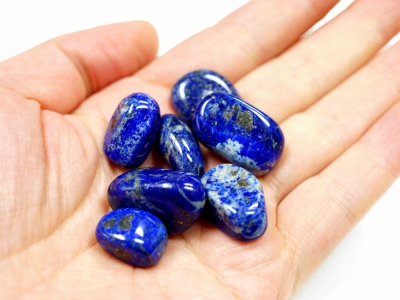ラピスラズリ（瑠璃） タンブル (Mサイズ） 【100g 浄化】｜最高級