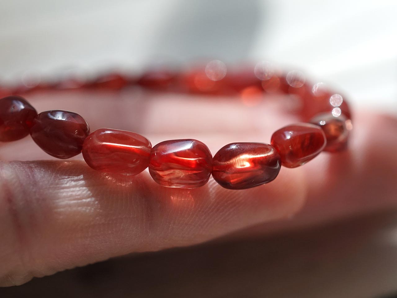 アンデシン イレギュラー ブレスレット No.14 最高級5A ｜最高級