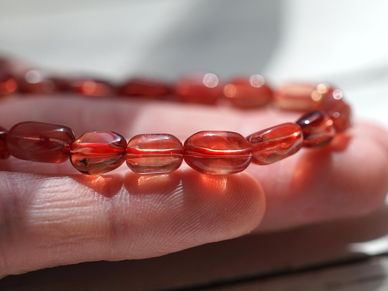 アンデシン イレギュラー ブレスレット No.16 最高級5A ｜最高級