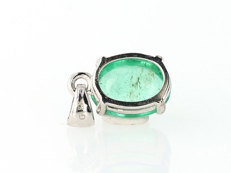 エメラルド ペンダントトップ （18金ホワイトゴールド） No.3 最