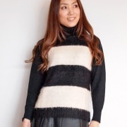 シャギーボーダーニット/FLARE FLEUR　5651|FLARE　FLEUR