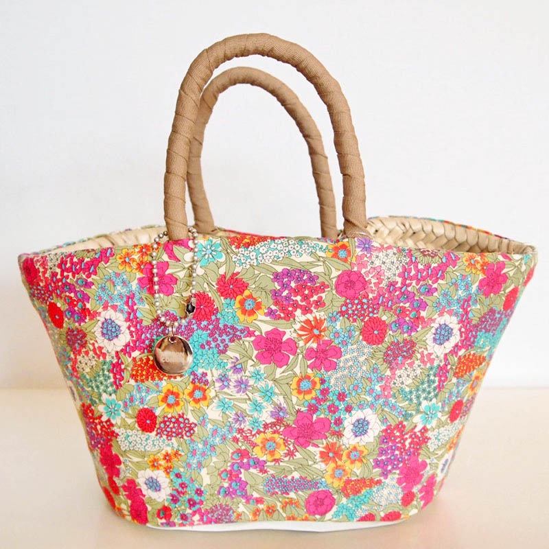 フラワープリントカゴBAG/Appena MAISON CONNIE 5848｜Appena