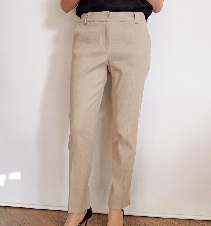 ももはる 麻混ストレッチパンツ/DUAL VIEW 6359｜DUAL VIEW｜フォルテシモ