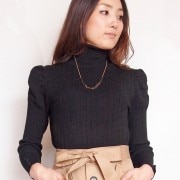 パフショルダータートルニット/VIVA PRESTO　6587|VIVA PRESTO