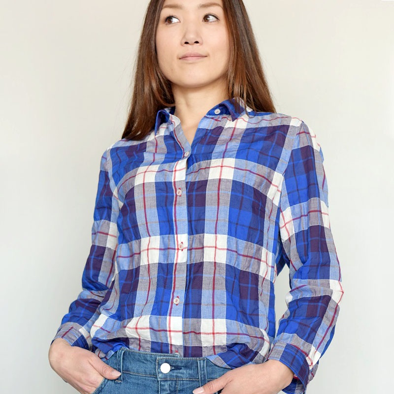 チェックシャツブラウス/FIL DIRE 6821｜FIL DIRE｜フォルテシモ