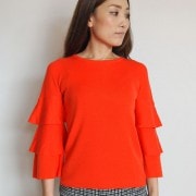 3段袖ニット/DUAL VIEW　7075|DUAL VIEW