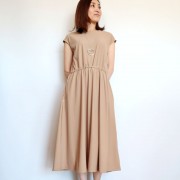 ウエストマークジャージーワンピース/CHILLEA　7729|CHILLEA