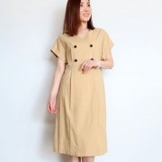 麻混トレンチワンピース/Coomb　7752|Coomb