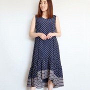 ドット×ボーダーワンピース/Coomb　7820|Coomb
