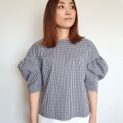 前後2wayギンガムブラウス/NOUQUE　7827|NOUQUE