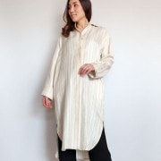 麻混2wayロングシャツ/Coomb　8091|Coomb