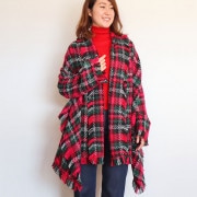 タータンチェックショールジャケット/DUAL VIEW　8217|DUAL VIEW