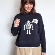 ロボットモチーフニット/COOMB　8254|Coomb