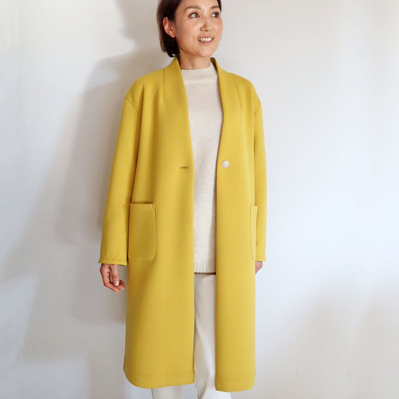 BLUE FRONCEロングコート40 (L) サイズ BLUE FRONCEロングコート