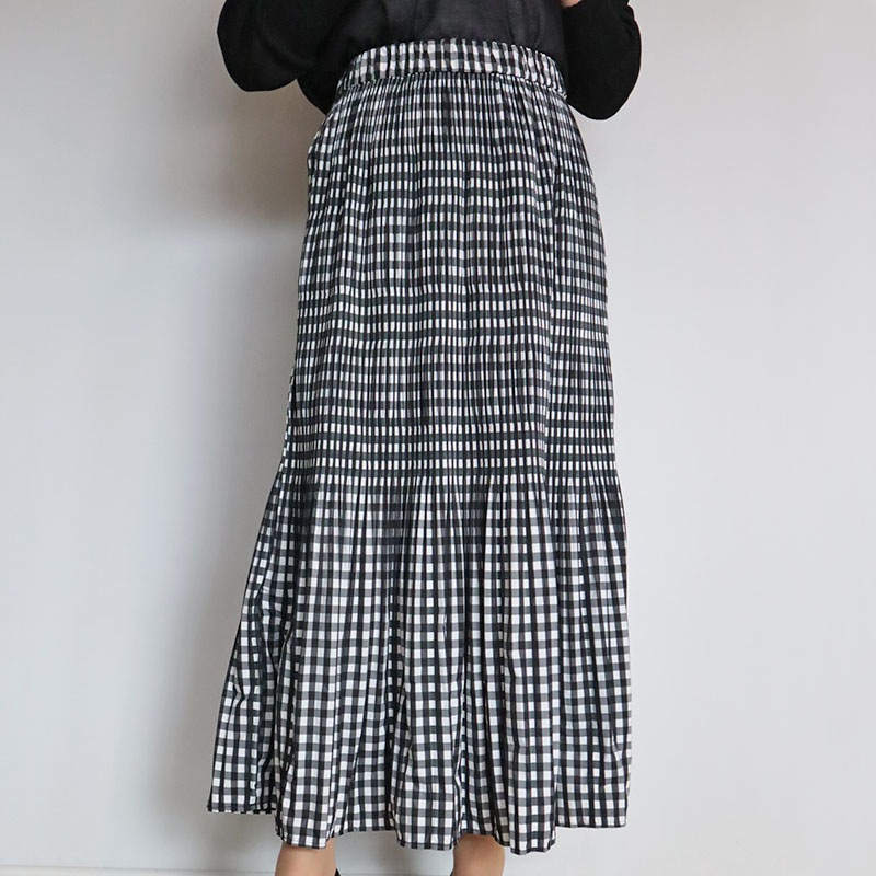 ギンガムチェックタフタティアードスカート/beatrice 9149｜beatrice  
