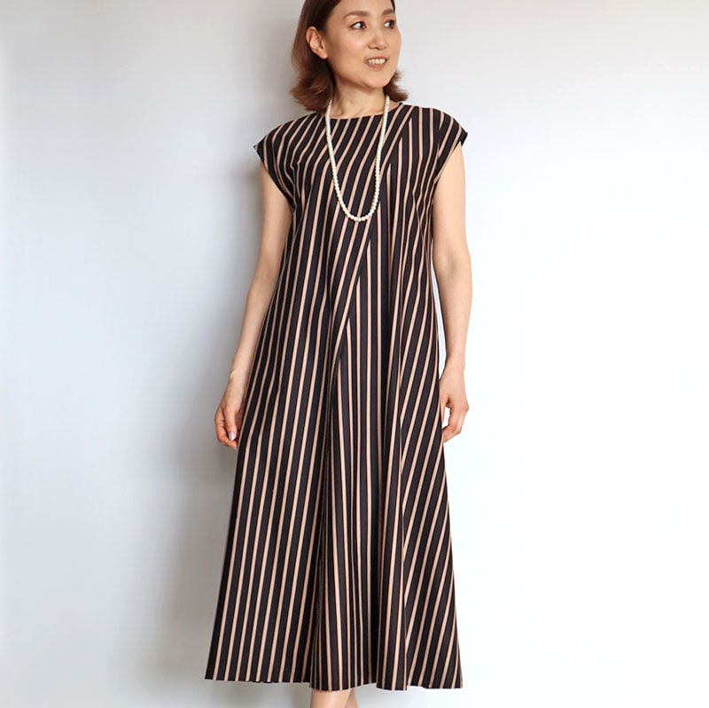 ストライプ切替ワンピース/KOKIA 9249｜KOKIA｜フォルテシモ