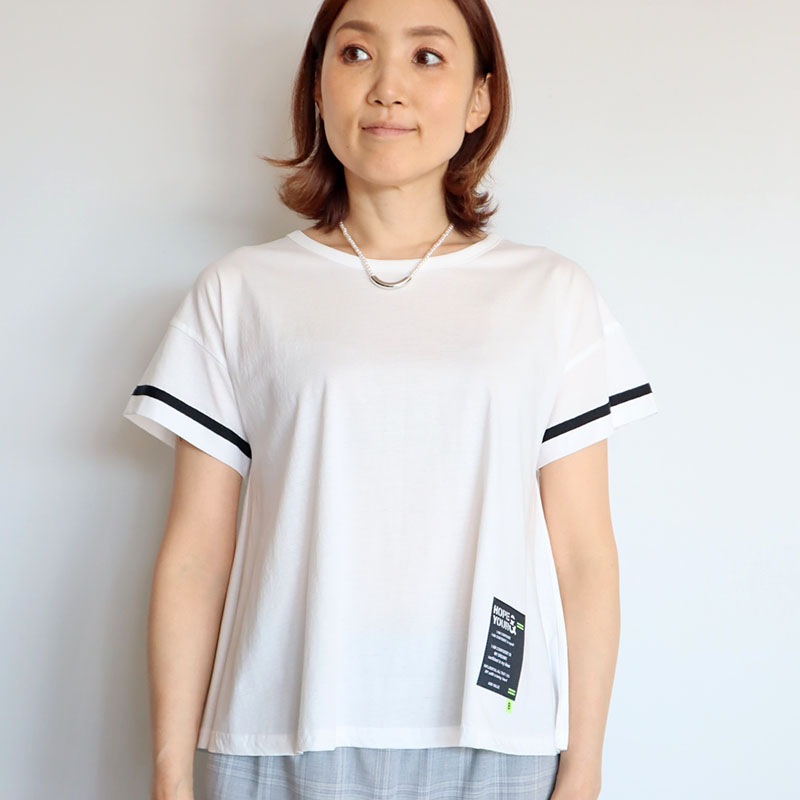 お袖グログランテープTシャツ/Mia 9265｜Mia｜フォルテシモ