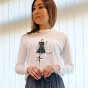 ツィードワンピガールロングスリーブTシャツ/DUAL VIEW　9543