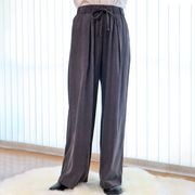 細畝コーデュロイワイドパンツ/B7　9545